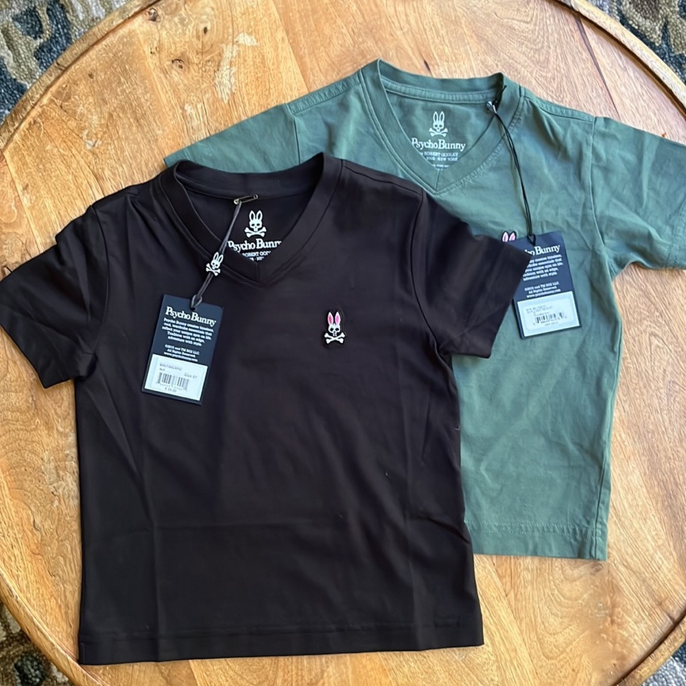 2 Psycho bunny tee shirts